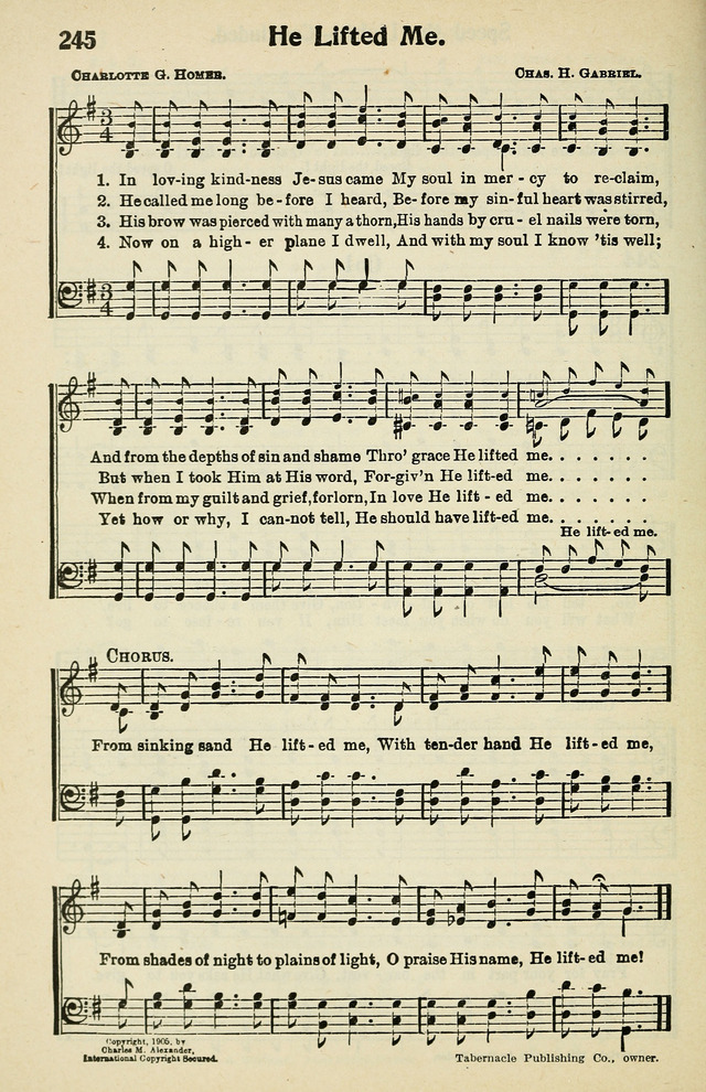 Tabernacle Hymns: No. 2 page 250