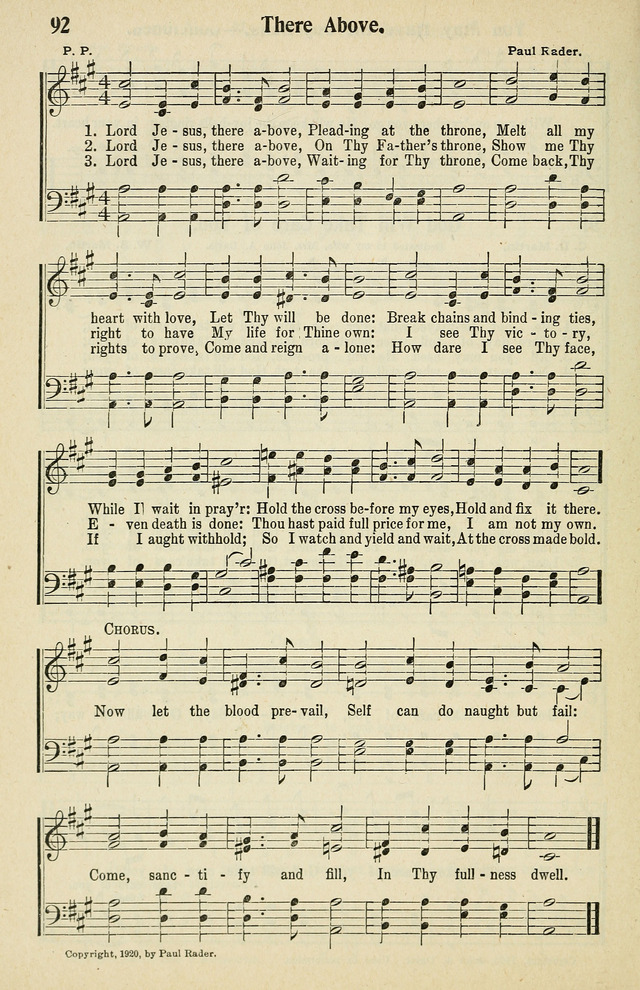 Tabernacle Hymns: No. 2 page 92