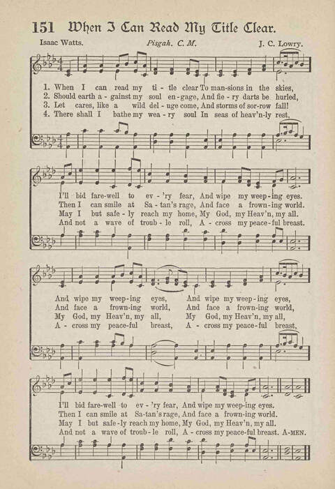 The Temple Hymnal: old standard hymns and popular gospel songs for use in all departments of church, Sunday school and young people