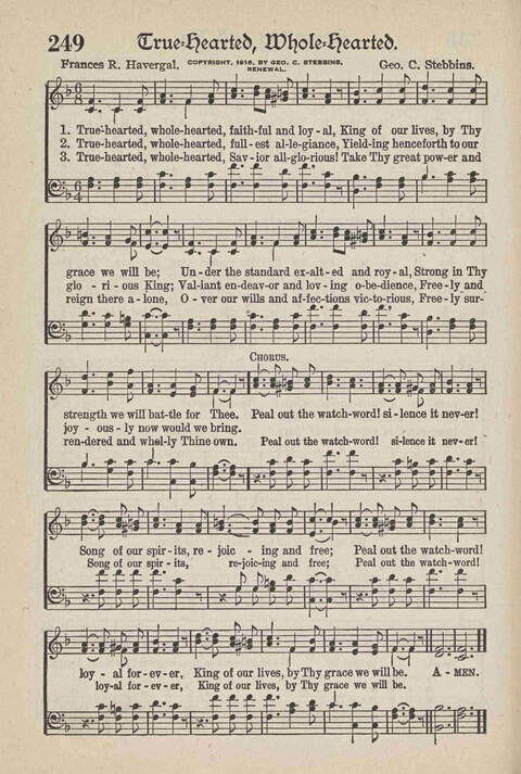 The Temple Hymnal: old standard hymns and popular gospel songs for use in all departments of church, Sunday school and young people