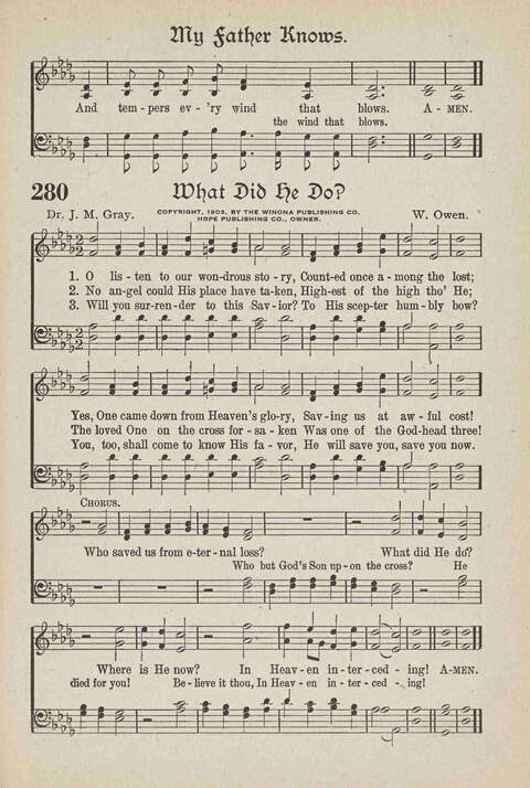 The Temple Hymnal: old standard hymns and popular gospel songs for use in all departments of church, Sunday school and young people