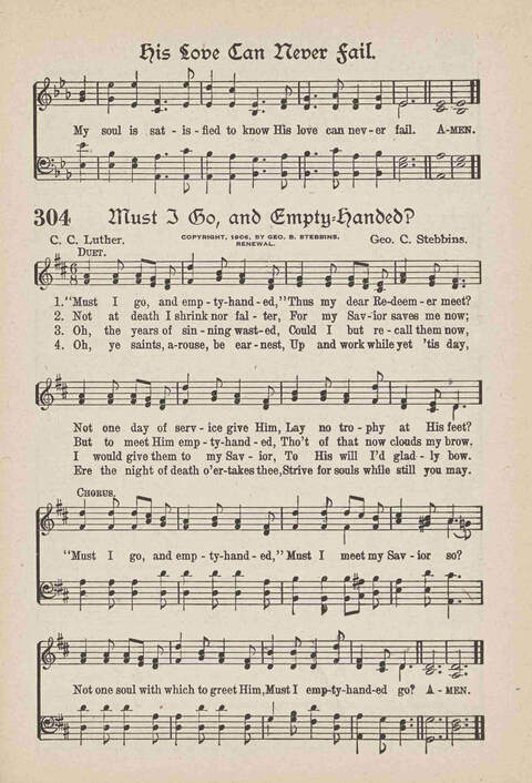 The Temple Hymnal: old standard hymns and popular gospel songs for use in all departments of church, Sunday school and young people