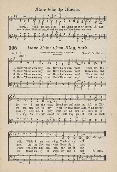 The Temple Hymnal: old standard hymns and popular gospel songs for use in all departments of church, Sunday school and young people