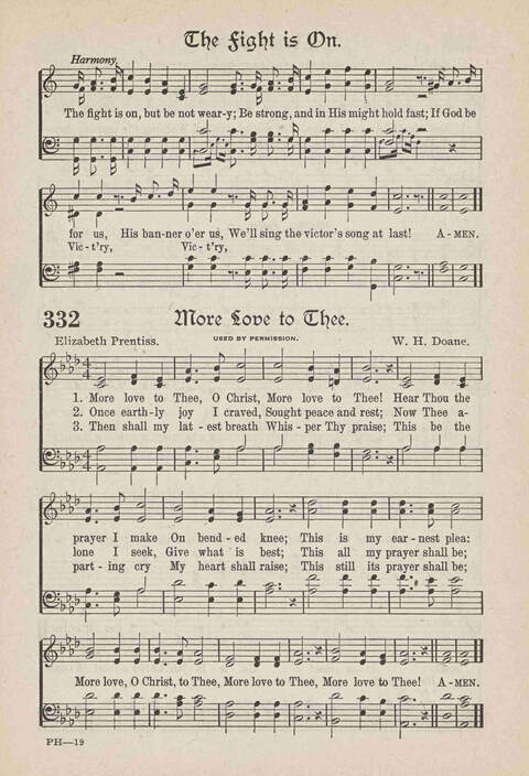 The Temple Hymnal: old standard hymns and popular gospel songs for use in all departments of church, Sunday school and young people