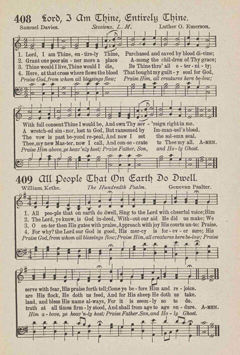 The Temple Hymnal: old standard hymns and popular gospel songs for use in all departments of church, Sunday school and young people