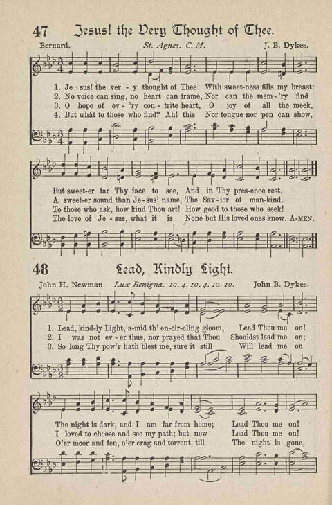 The Temple Hymnal: old standard hymns and popular gospel songs for use in all departments of church, Sunday school and young people