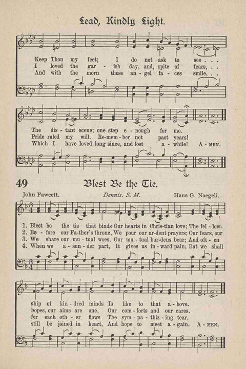 The Temple Hymnal: old standard hymns and popular gospel songs for use in all departments of church, Sunday school and young people
