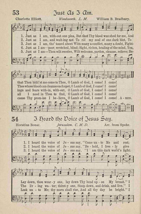 The Temple Hymnal: old standard hymns and popular gospel songs for use in all departments of church, Sunday school and young people