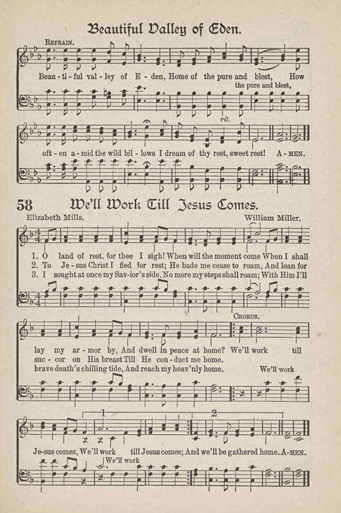 The Temple Hymnal: old standard hymns and popular gospel songs for use in all departments of church, Sunday school and young people