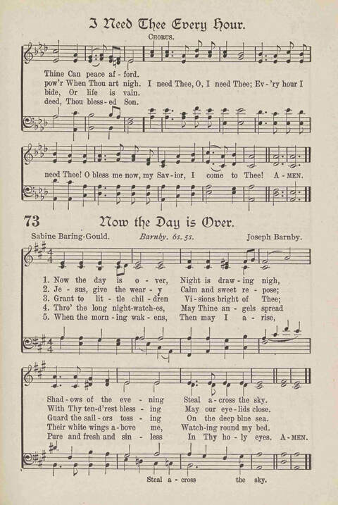 The Temple Hymnal: old standard hymns and popular gospel songs for use in all departments of church, Sunday school and young people
