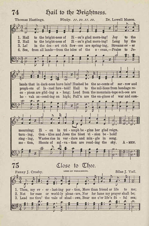 The Temple Hymnal: old standard hymns and popular gospel songs for use in all departments of church, Sunday school and young people