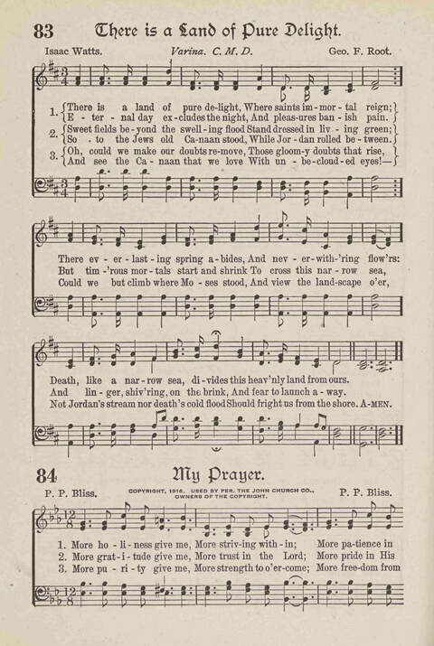 The Temple Hymnal: old standard hymns and popular gospel songs for use in all departments of church, Sunday school and young people