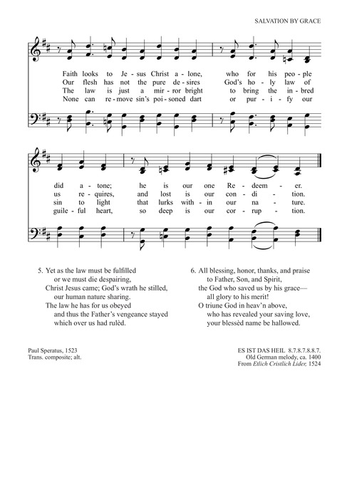 Trinity Psalter Hymnal page 697