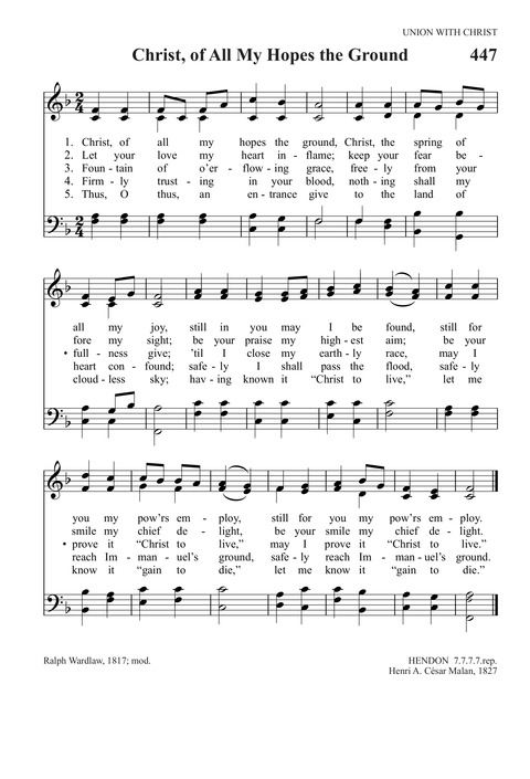 Trinity Psalter Hymnal page 715