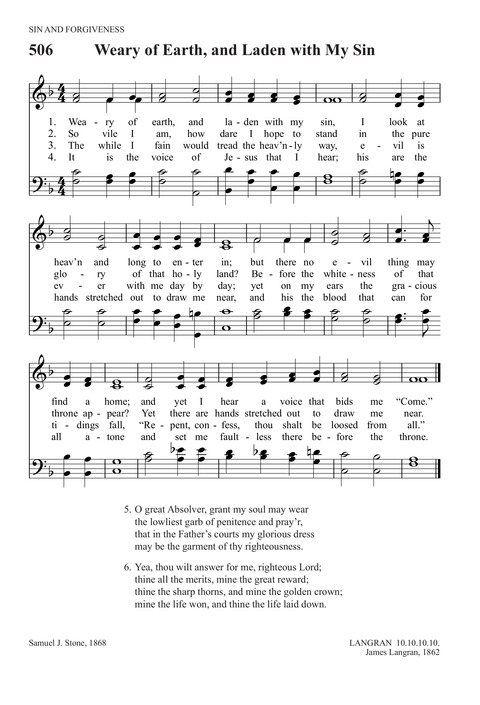 Trinity Psalter Hymnal page 776