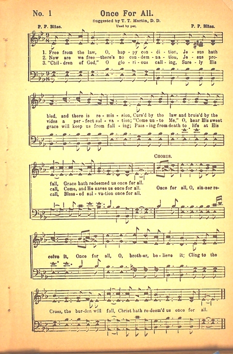 Triumphant Songs: a superior collection of spiritual songs and hymns for use in Bible schools, church worship, and revival meetings page 2