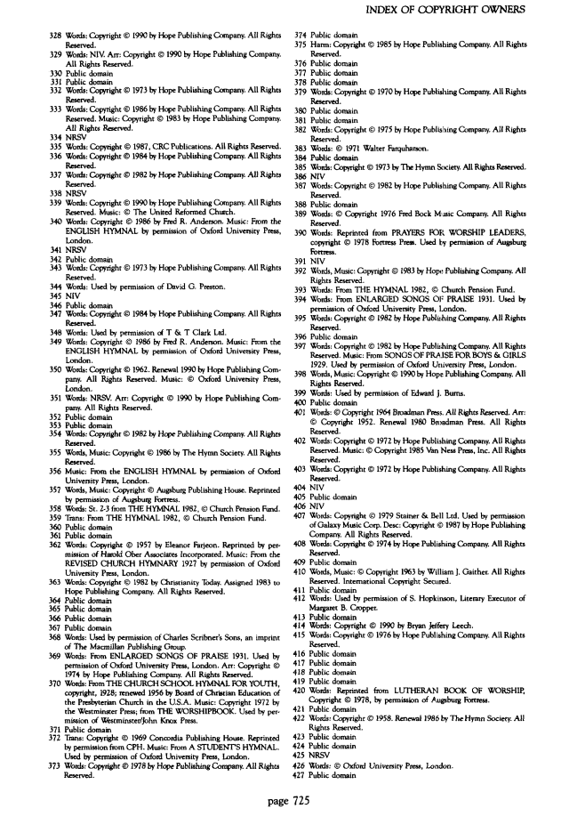 The Worshiping Church page 725