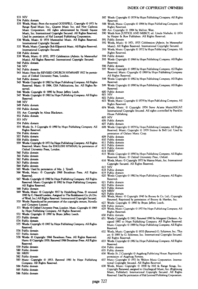 The Worshiping Church page 727