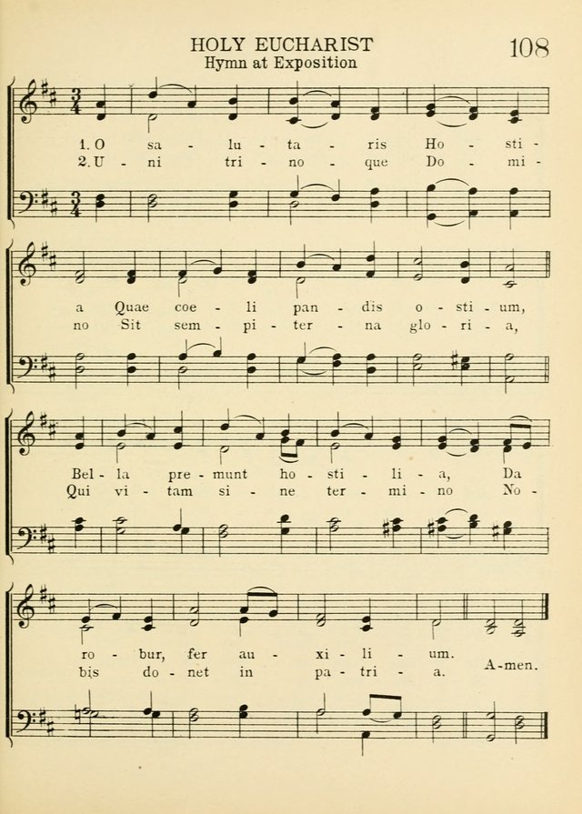 A Treasury of Catholic Song: comprising some two hundred hymns from Catholic soruces old and new page 135