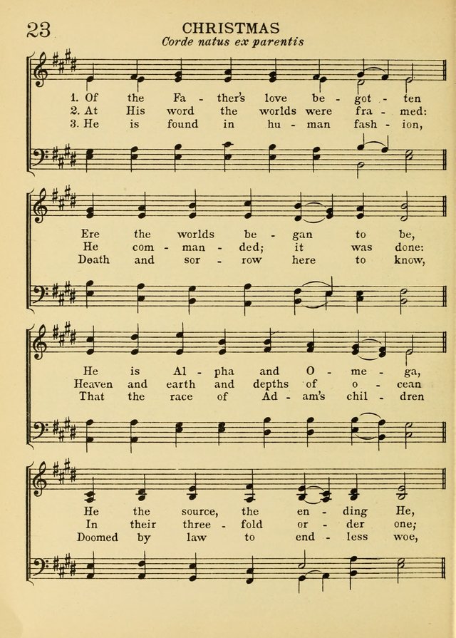 A Treasury of Catholic Song: comprising some two hundred hymns from Catholic soruces old and new page 26
