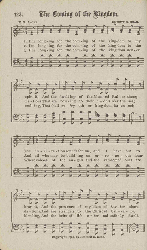 Tidings of Glory: a book of gospel songs for Christian work and worship page 143