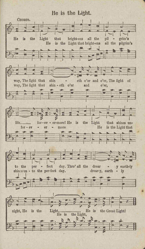 Tidings of Glory: a book of gospel songs for Christian work and worship page 146