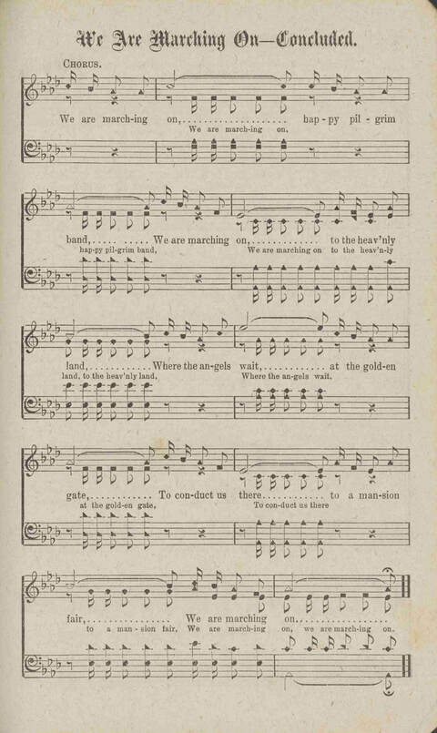 Tidings of Glory: a book of gospel songs for Christian work and worship page 150