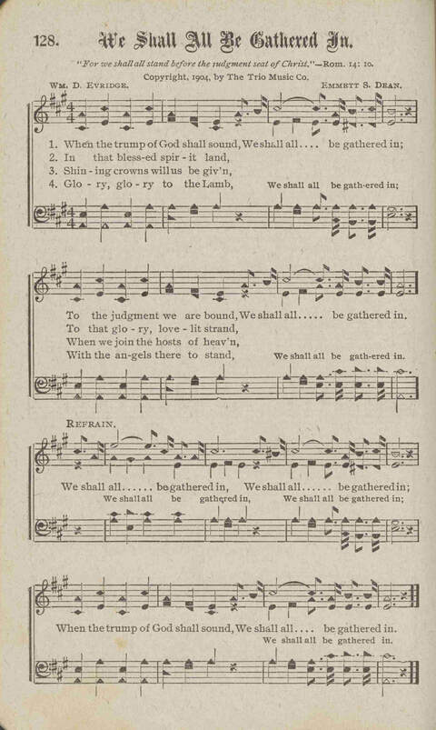 Tidings of Glory: a book of gospel songs for Christian work and worship page 151