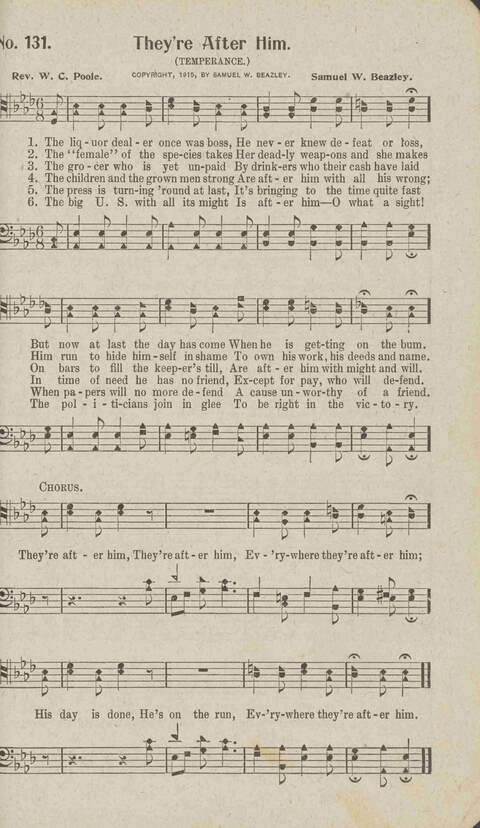 Tidings of Glory: a book of gospel songs for Christian work and worship page 154