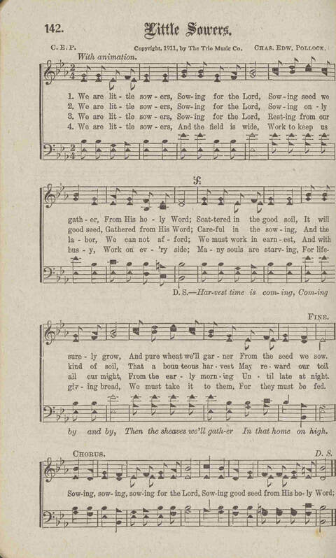 Tidings of Glory: a book of gospel songs for Christian work and worship page 165