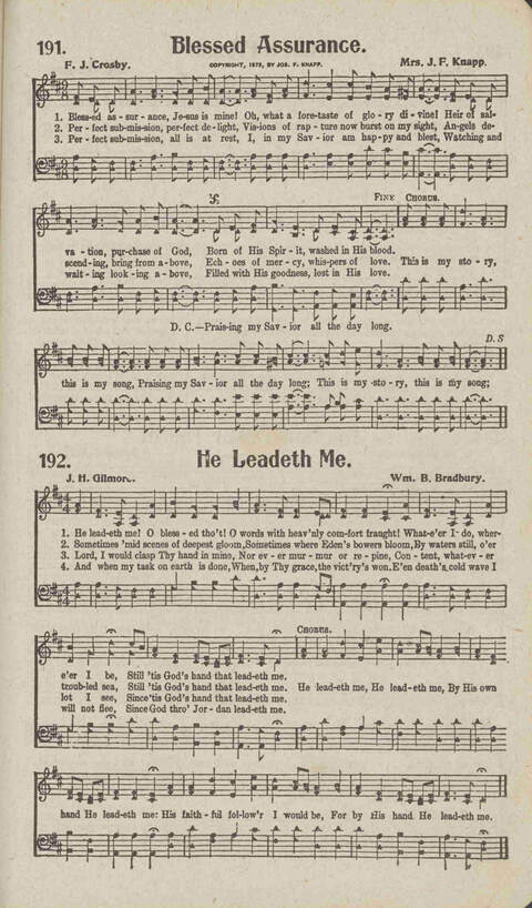 Tidings of Glory: a book of gospel songs for Christian work and worship page 184