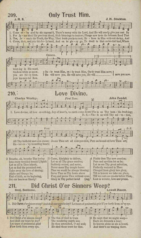 Tidings of Glory: a book of gospel songs for Christian work and worship page 191