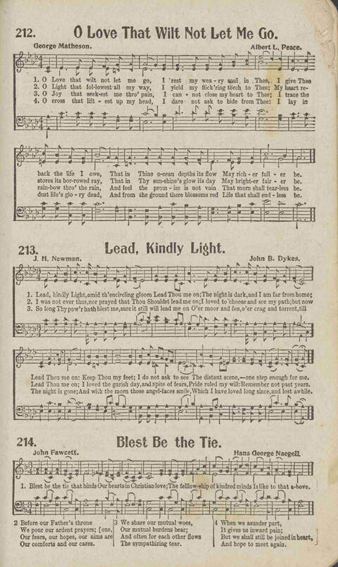 Tidings of Glory: a book of gospel songs for Christian work and worship page 192