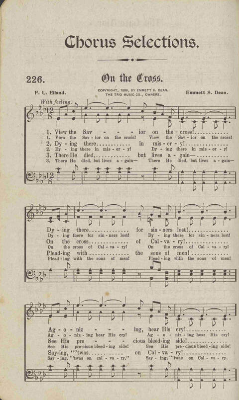 Tidings of Glory: a book of gospel songs for Christian work and worship page 197