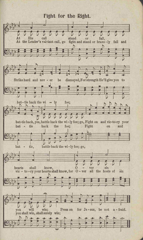 Tidings of Glory: a book of gospel songs for Christian work and worship page 204