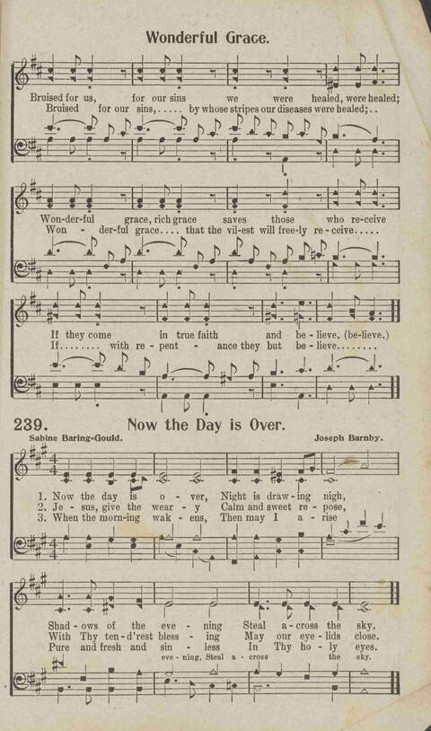 Tidings of Glory: a book of gospel songs for Christian work and worship page 220