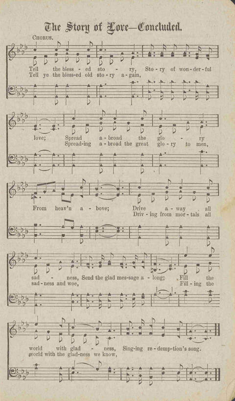 Tidings of Glory: a book of gospel songs for Christian work and worship page 30