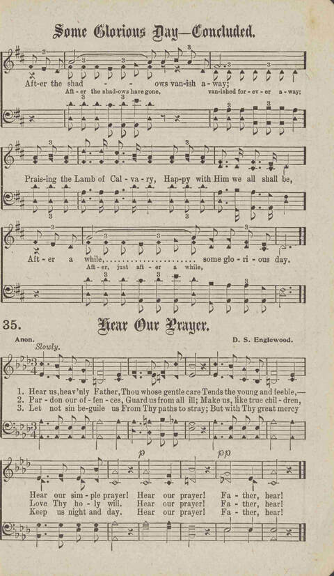 Tidings of Glory: a book of gospel songs for Christian work and worship page 42