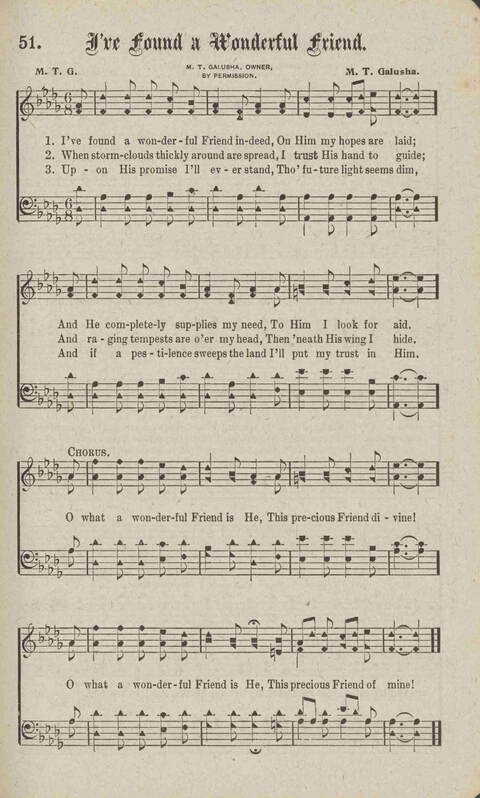 Tidings of Glory: a book of gospel songs for Christian work and worship page 58