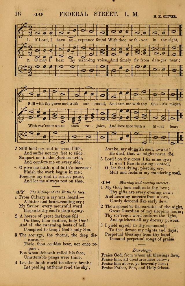 The Tribute of Praise: a collection of hymns and tunes for public and social worship, and for use in the family circle page 16