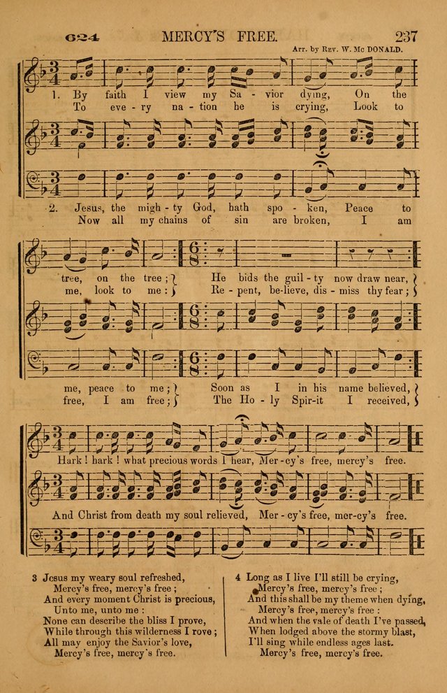 The Tribute of Praise: a collection of hymns and tunes for public and social worship, and for use in the family circle page 237