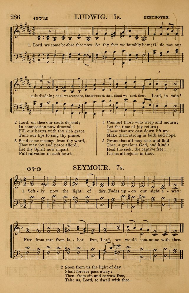 The Tribute of Praise: a collection of hymns and tunes for public and social worship, and for use in the family circle page 286