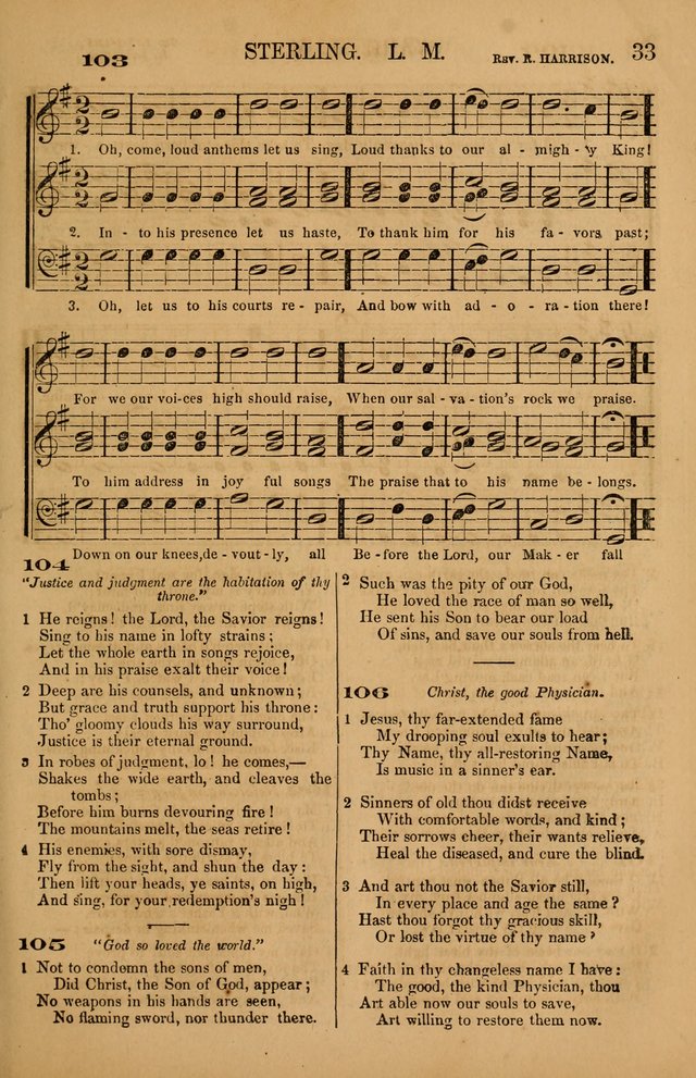 The Tribute of Praise: a collection of hymns and tunes for public and social worship, and for use in the family circle page 33