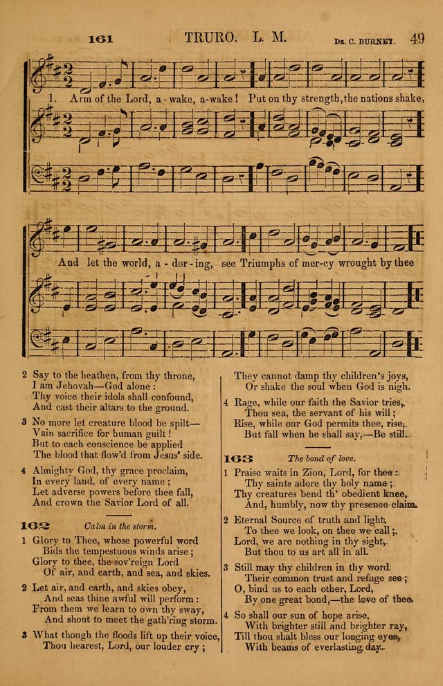 The Tribute of Praise: a collection of hymns and tunes for public and social worship, and for use in the family circle page 49