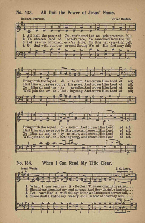 Tribute of Praise: for Sunday school, church, singing classes, and conventions page 152