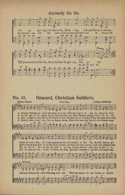Tribute of Praise: for Sunday school, church, singing classes, and conventions page 45