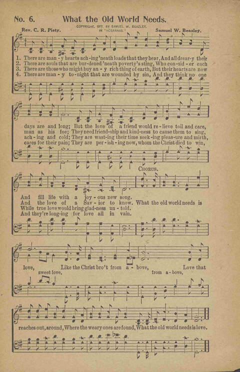 Tribute of Praise: for Sunday school, church, singing classes, and conventions page 6