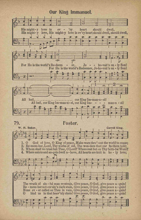 Tribute of Praise: for Sunday school, church, singing classes, and conventions page 79