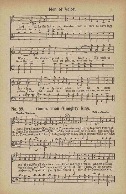 Tribute of Praise: for Sunday school, church, singing classes, and conventions page 89