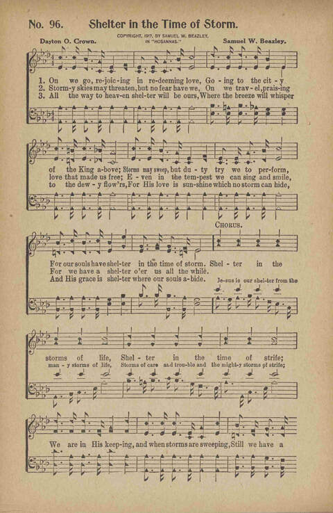 Tribute of Praise: for Sunday school, church, singing classes, and conventions page 96